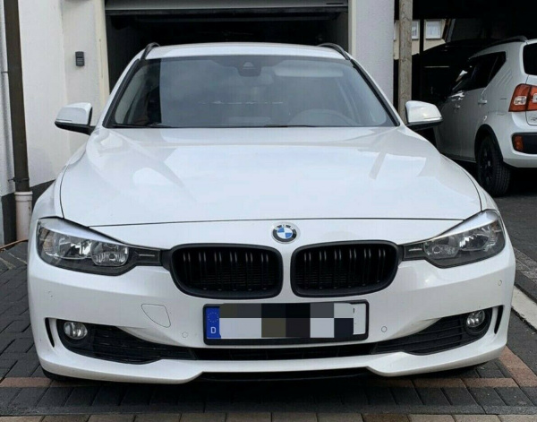 Upgrade Sportgrill Nieren für BMW 3er F30/F31 Limousine/Touring 11-18 matt schwarz in Doppelsteg Design